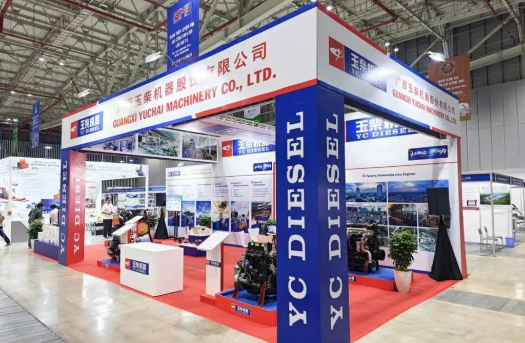 Yuchai Machinery представила свою продукцию на Международной выставке электромеханики во Вьетнаме 2024 года.