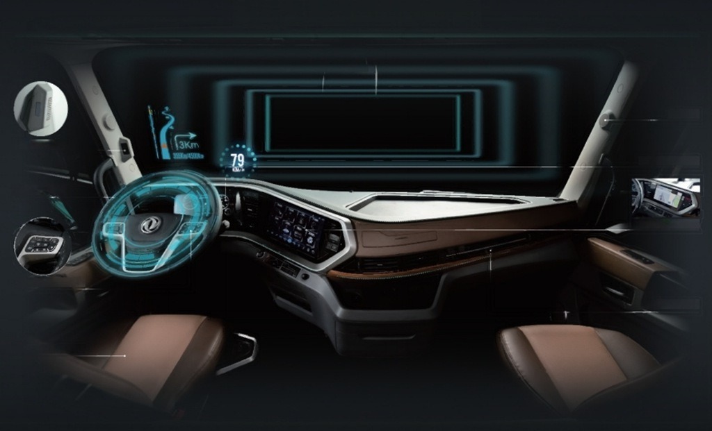 Dongfeng Tianlong GX версия с интеллектуальным управлением — высокая эффективность и безупречная работа, умный комфорт без забот!