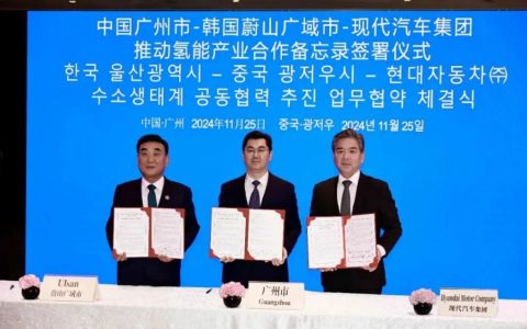 Hyundai Motor Group подписала меморандум о сотрудничестве с городом Гуанчжоу (Китай) и городом Ульсан (Южная Корея) для продвижения развития водородной энергетики.
