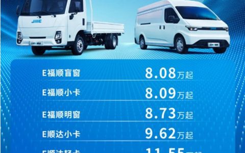 Запуск Jiangling E-Fushun и E-Shunda