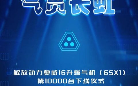 ​Доля рынка 70%, продажи превысили 10 000 единиц! Первый в Китае 16-литровый газовый двигатель FAW Jiefang Owei 6SX1 собран в количестве 10 000 штук