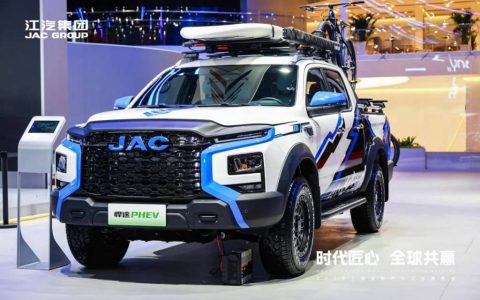Китайский первый гибридный пикап с крутящим моментом свыше 1000 Н·м! JAC Huntru PHEV дебютирует на Шанхайском автосалоне