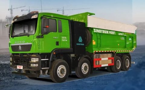 «Экологический номерной знак» открывает путь: Самосвал SINOTRUK HOWO на новой энергии — «MVP» городского строительства!