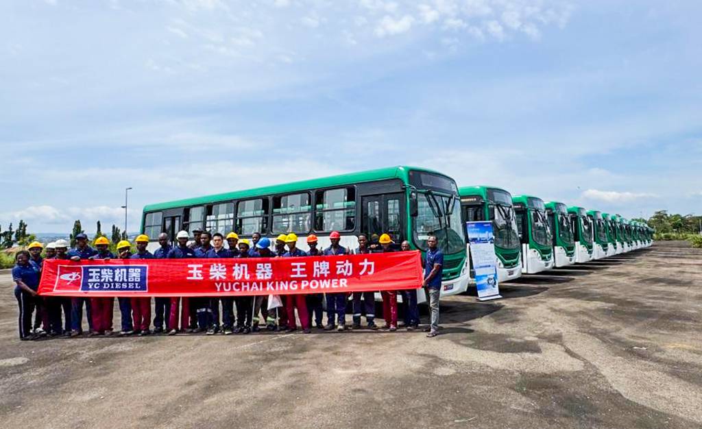 Замена импортных высококлассных брендов! Yuchai поставляет автобусные двигатели в Нигерию