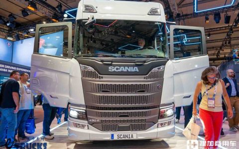 IAA 2026: новая передняя часть, скрытые ручки дверей и электронные зеркала? Детальный обзор нового тягача Scania Dynamic 430 R