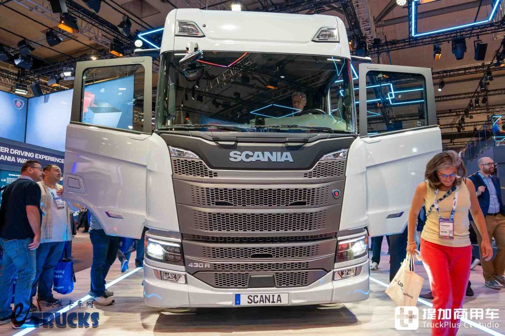 IAA 2026: новая передняя часть, скрытые ручки дверей и электронные зеркала? Детальный обзор нового тягача Scania Dynamic 430 R