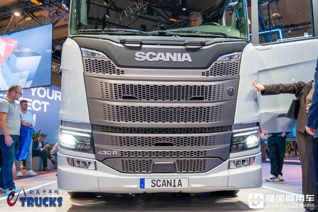 IAA 2026: новая передняя часть, скрытые ручки дверей и электронные зеркала? Детальный обзор нового тягача Scania Dynamic 430 R