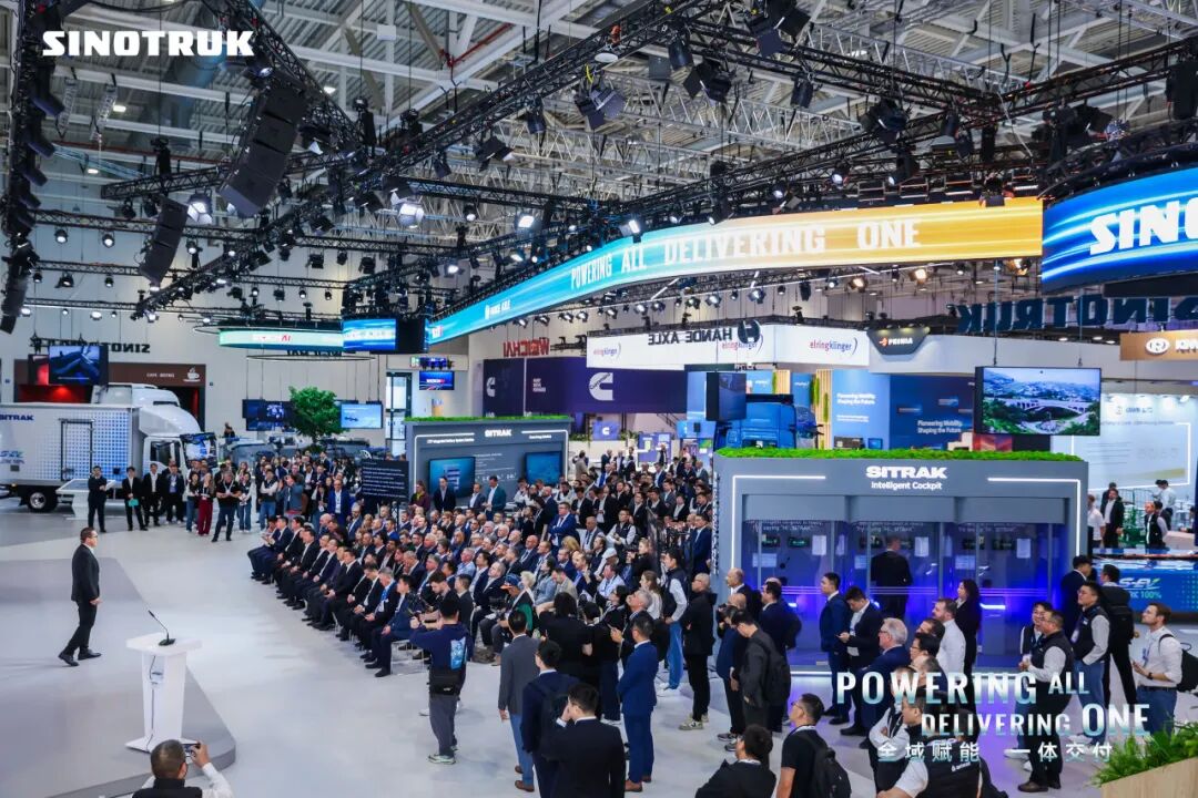 Выставка в Ганновере открылась: Shandong Heavy Industry Group вместе с Sinotruk, Weichai и Hande Axle представила мощную экспозицию