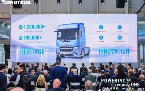 Выставка в Ганновере открылась: Shandong Heavy Industry Group вместе с Sinotruk, Weichai и Hande Axle представила мощную экспозицию