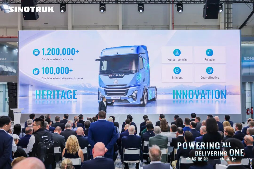 Выставка в Ганновере открылась: Shandong Heavy Industry Group вместе с Sinotruk, Weichai и Hande Axle представила мощную экспозицию