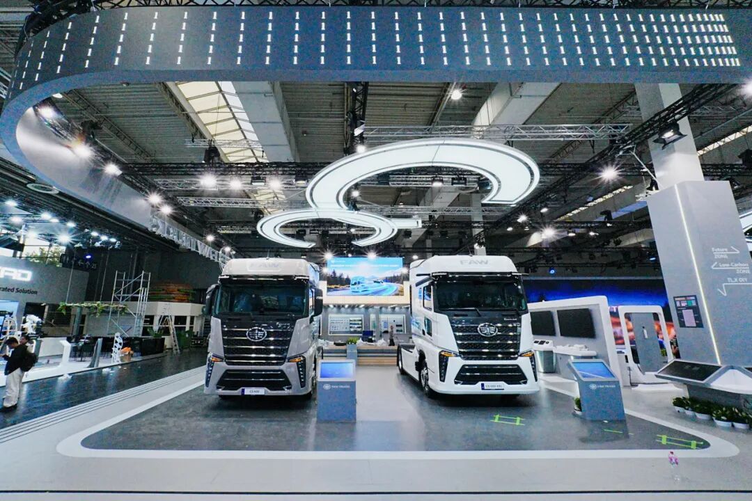 Дебют на выставке в Ганновере: FAW Jiefang мощно представила форвардный концепт-грузовик