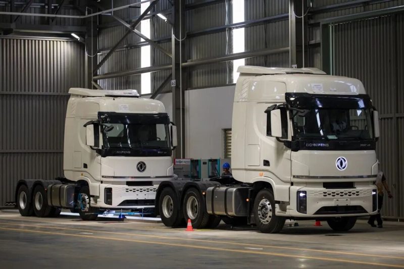 Первый автомобиль сошёл с локализованного завода Dongfeng в Юго-Восточной Азии для средних и тяжёлых коммерческих автомобилей — новый этап!