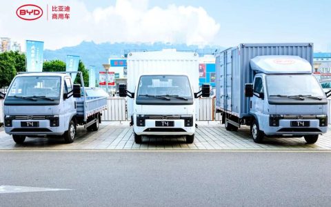 BYD выпускает лёгкий грузовик T4-91kWh: больше батарея — больше полезная нагрузка
