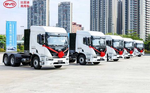 BYD Commercial Vehicles и MILKYWAY заключили стратегическое партнёрство — передана первая партия электрических тягачей